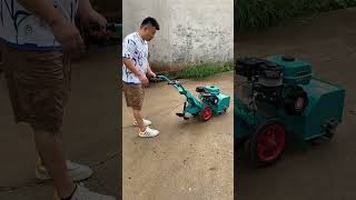 Power weederMicro tillercultivatorMini weed killerBroken grass machinelawn mower [upl. by Pierpont]