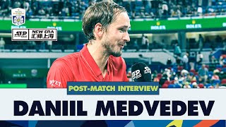 quotIt Was Unbelievably Lucky But Unbelievably Goodquot  Medvedev Reflecting On His Match With Tstisipas [upl. by Urquhart]