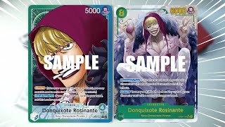 Rosinante Deck Profile OP05  One Piece TCG [upl. by Niwred]