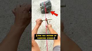 👌The old method of carrying stones😲 usa fyp diy youtubeshorts unitedstates [upl. by Nede]