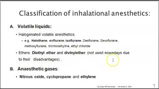 Antianesthetic drugGeneral anesthetics [upl. by Prager]