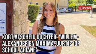 Koninklijke Verassing Maxima en Willem Alexander bij School Ariane 😲👑 [upl. by Atiram951]