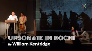 Ursonate by William Kentridge  Kochi Biennale Public Programmes 202223 [upl. by Eiraminot]