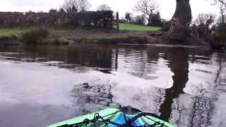 Intex Challenger K1 Kayak First Canal Trip Commentary And Thoughts [upl. by Odoric386]