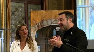 MATTEO SALVINI INTERVIENE ALLA PRESENTAZIONE DEL CALENDARIO DELLA GUARDIA COSTIERA A VENEZIA [upl. by Eimoan]