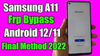 Final Solution  Samsung A11 Frp BypassUnlock Google Account Lock Android 1211  New Tool [upl. by Lacey]