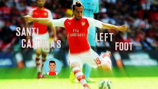 Santi Cazorla  Left Foot Compilation Weak Foot  HD [upl. by Alyahs715]