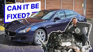 Look Inside a 187k mile Ferrari Engine  Maserati Quattroporte GTS 530hp V8  PT2 [upl. by Nulubez10]