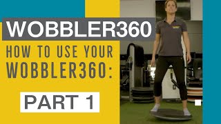 How to use the Wobbler360 part 1 Weight shifting pedaling [upl. by Cima]