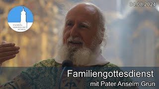 Familiengottesdienst mit Pater Anselm Grün am 04082024 [upl. by Nilyac]