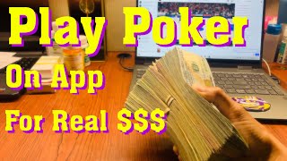 Play Poker From App for Real Money 💵  LoShawn Parks [upl. by Yekcaj227]