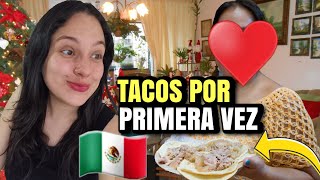 Mi madre venezolana PRUEBA TACOS MEXICANOS POR PRIMERA VEZ y su reacción TE DEJARÁ SIN PALABRAS 🇲🇽🌮 [upl. by Cecilio938]