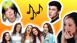 DJ reagiert auf Cimorelli Billie Eilish Shawn Mendes Lewis Capaldi [upl. by Rumney]