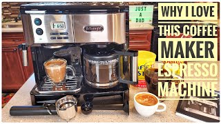 REVIEW De Longhi BCO430BM All In One Combination Coffee Maker amp Espresso Machine Cappuccino Latte [upl. by Riane]