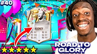 5 ⭐️ SKILLS FUT BIRTHDAY ICON ROONEY🔥🤯 FIFA 23 RTG 40 [upl. by Ahsok]