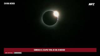 EN VIVO ECLIPSE TOTAL DE SOL EN MEXICO [upl. by Amuh145]