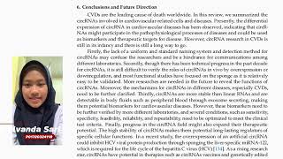 Reading Journal quotThe Landscape of Circular RNAs in Cardiovascular Diseasesquot [upl. by Netsyrk]