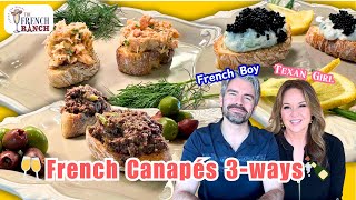 FANCY French Canapés That Are Actually Easy [upl. by Koren]