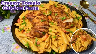 Creamy Tomato Pasta RecipeCreamy Tomato Pasta SauceCreamy Tomato Pasta With ChickenBy Food Mania [upl. by Namron]