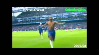 Didier Drogbas all goals against Arsenal [upl. by Eahsel]