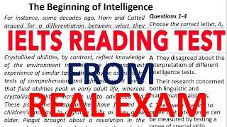 IELTS READING PASSAGE THE BEGINNING OF INTELLIGENCE  IELTS READING PRACTICE TEST 2024  IDP IELTS [upl. by Centonze]