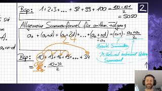 Differenzialrechnung  Teil 121  Arithmetische Folge und Arithmetische Reihe [upl. by Borman]