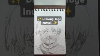 ✨ Drawing Toge Inumaki from JJK ✨shortvideo anime art jjk drawing [upl. by Narot]