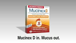 Mucinex D in Mucus out [upl. by Ahserak]