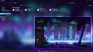 New Vibrant amp Futuristic Windows 11 Theme 2024 [upl. by Eenimod607]