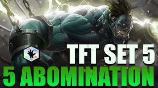 5 ABOMINATION NEW SET 5 COMP  TFT SET 5 TEAMFIGHT TACTICS [upl. by Lindy304]