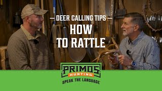 Deer Calling Tips  When And How To Rattle [upl. by Ainez]