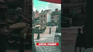 A normal day in Honfleur Normandy🏍️🏍️ normandylanding france dday france [upl. by Kcirdderf]