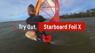 Starboard Foil X 125 24 Try out [upl. by Paz]