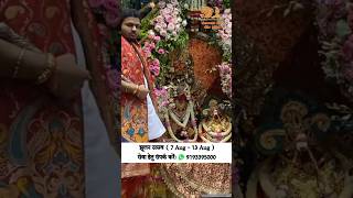 jhulan utsav radhavallabh jhula vrindavan premanandjimaharaj bankebihari [upl. by Airam]