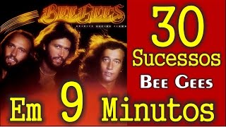 30 Sucessos dos Bee Gees em 9 Minutos Com nome das Músicas [upl. by Cathi82]