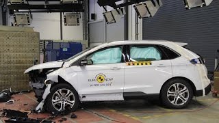 Ford Edge  2016  Crash test Euro NCAP [upl. by Ainahtan]