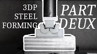 3D Printed Sheet Metal Forming Part 2 [upl. by Anor642]