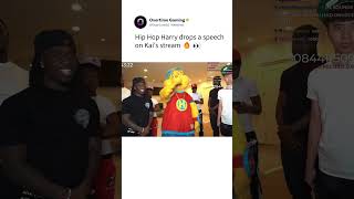 Hip Hop Harry drops a speech on Kais stream 🔥 👀 [upl. by Mulac47]