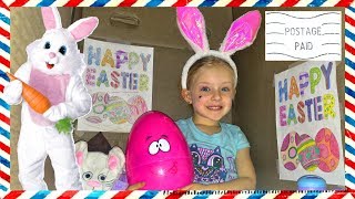 I Mailed Myself in a Box to the Easter Bunny and IT WORKED Easter Egg Surprise [upl. by Patricia]