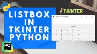 10 Tkinter Tutorial  ListBox Tkinter  ListBox Python  GUI Application Development using Python [upl. by Trow]