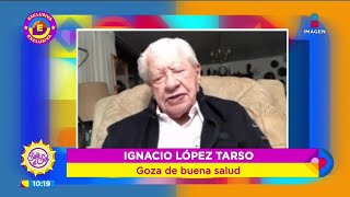 ¿La salud de Ignacio López Tarso en riesgo a su 97 años de edad ¡Él lo desmiente  Sale el Sol [upl. by Nolyat]