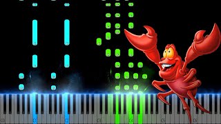 The Little Mermaid  Under the Sea Piano Tutorial [upl. by Siaht]