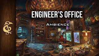 Engineers Office  Steampunk Ambience  1 Hour [upl. by Eahc]