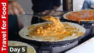 Mumbai Street Food Day  Paneer Tikka Dosa Pav Bhaji Bhel Puri and Sev Puri [upl. by Iilek472]