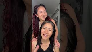 DIY Hair Color on my MOM with Madison Reed for Mothers day 🥰💐 haircolor haircolorathome [upl. by Eceirtal]