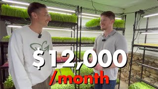 How He Turned 1k Into 12k Month from Microgreens Local CEO Show Ep 03 Donny Greens [upl. by Ainot]