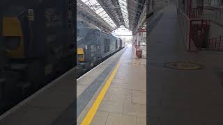 68005 amp 68017 Passing Through Preston railway trainspotting freighttrain train [upl. by Suiram360]