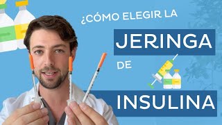 JERINGA DE INSULINA 💉😱 ¿Cuál es la mejor ☝🏻 Cómo elegir la indicada [upl. by Essyla]