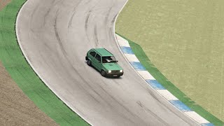 Lap of the Hockenheimring in a Fiat Panda 900 [upl. by Robinett]