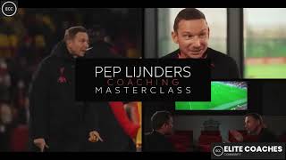 Pep Lijnders Masterclass  Insights into Jurgen Klopps approach [upl. by Lucille]